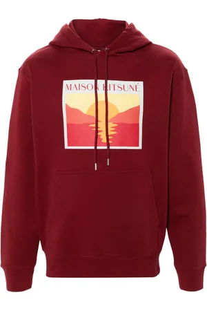 Maison Kitsuné Sunset Postcard katoenen hoodie