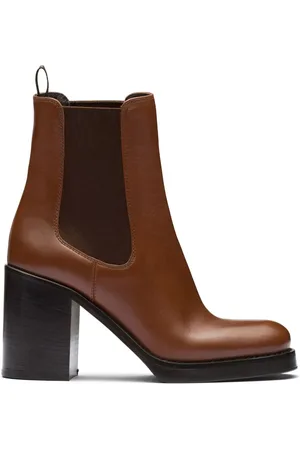 Prada Leren enkellaarzen