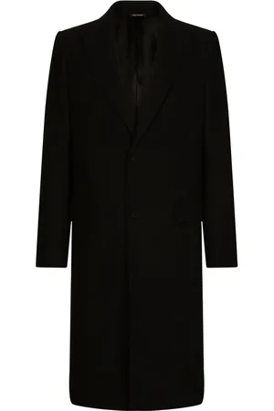 Dolce & Gabbana Wollen mantel met enkele rij knopen