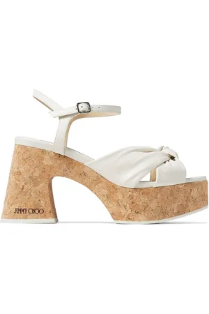 Jimmy Choo Heloise 95 mm sandalen met sleehak