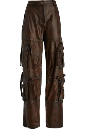 ANDREADAMO Leren broek