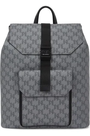 Karl Lagerfeld Rugzak met monogramprint en gesp
