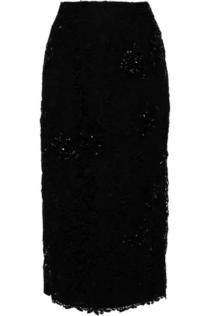Carolina Herrera Kokerrok met kanten detail