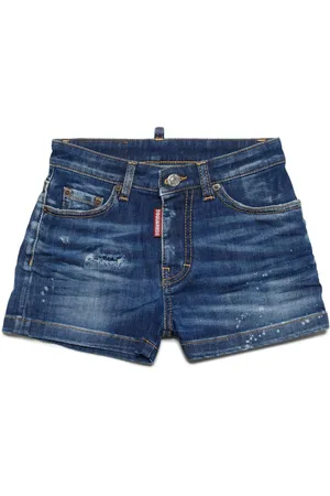 Dsquared2 Gerafelde spijkershorts