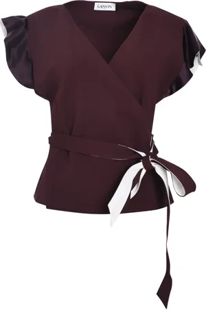 Lanvin Wikkelblouse