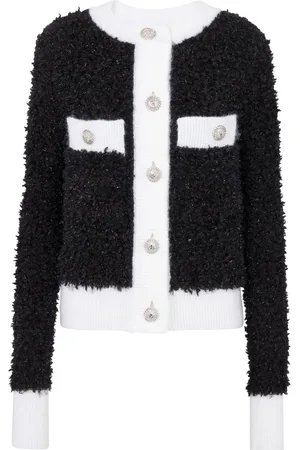 Balmain Vest met contrasterende afwerking