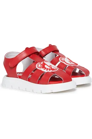 Moschino Teddy Bear leren sandalen