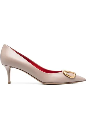 VALENTINO GARAVANI Pumps met logoplakkaat