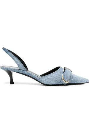 Givenchy Voyou denim slingback pumps