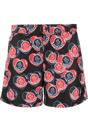 Moncler Zwembroek met logoprint