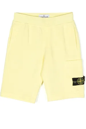 Stone Island Trainingsshorts met logopatch