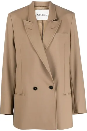 Closed Blazer met dubbele rij knopen