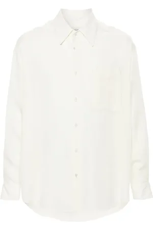 LEMAIRE Lyocell shirt met dubbele zak