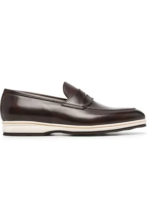 Bontoni Tweekleurige penny loafers