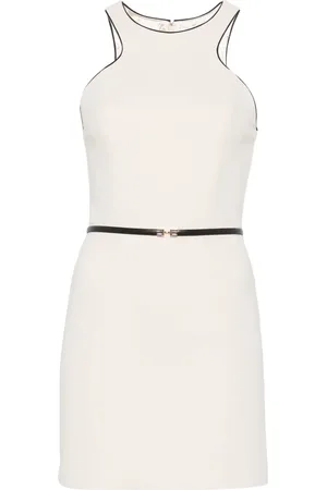 Elisabetta Franchi Jurk met gedrapeerde hals