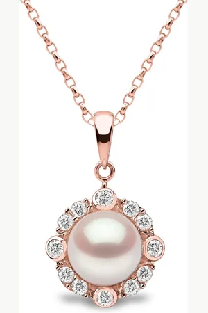 Yoko London 18kt roségouden halsketting