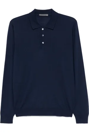 corneliani Poloshirt van scheerwol