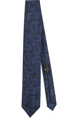 Etro Zijden stropdas met paisley jacquard