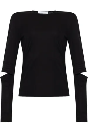 Helmut Lang Astro Crew top met split in elleboog