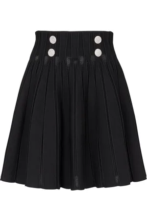 Balmain Ribgebreide rok