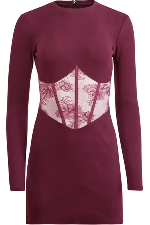 FLEUR DU MAL Bouquet Lace Boned jurk