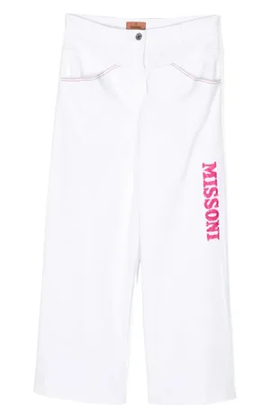 Missoni Broek verfraaid met pailletten