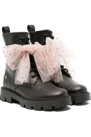 Florens Leren combat boots