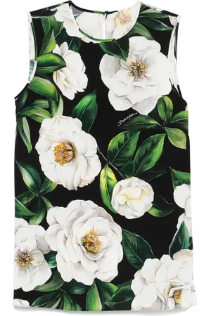 Dolce & Gabbana Charmeuse top met print