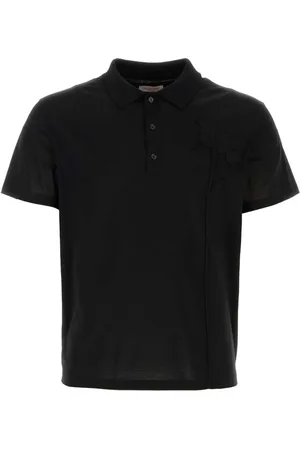 VALENTINO GARAVANI Katoenen poloshirt met bloemapplicatie