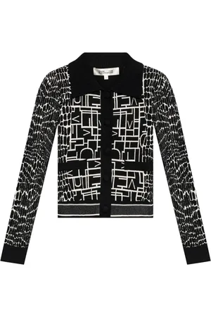 Diane von Furstenberg Riva gebreid vest met jacquard