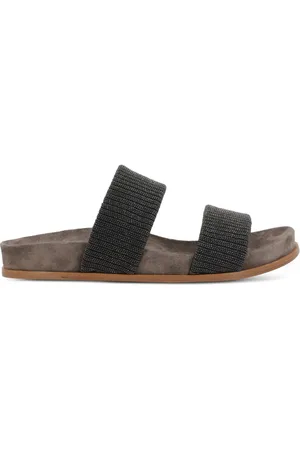 Brunello Cucinelli Slippers met monili detail