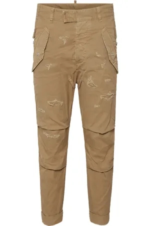Dsquared2 Gerafelde straight broek