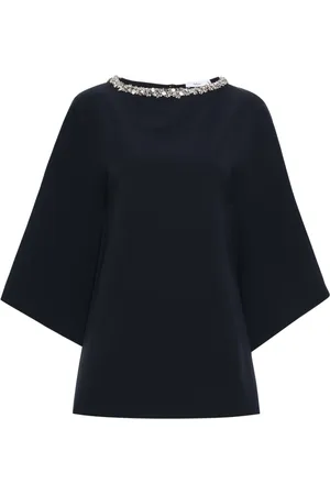 Safiyaa Amara blouse met kristallen