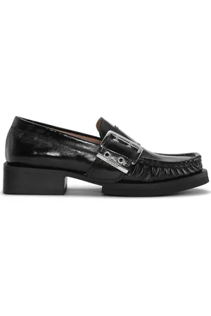 Ganni Loafers met gespsluiting