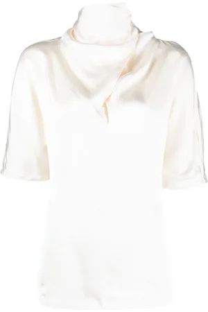 Jil Sander Blouse met hoge hals