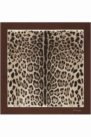 Dolce & Gabbana Sjaal met luipaardprint