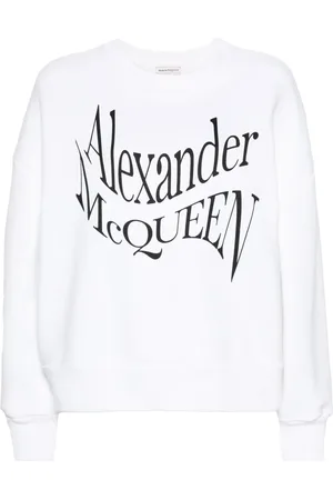 Alexander McQueen Katoenen sweater met logoprint