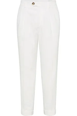 Brunello Cucinelli Ribfluwelen broek