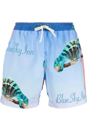 BLUE SKY INN Zwembroek met grafische print