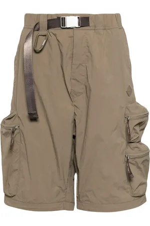 Spoonyard Shorts met wijde pijpen en ceintuur