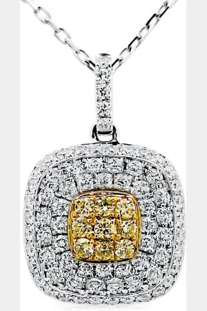 HYT Jewelry 18kt witgouden halsketting met diamant