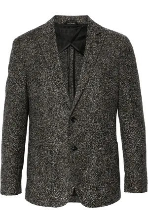 Karl Lagerfeld Blazer met enkele rij knopen en gekerfde revers
