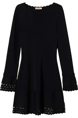 Twin-Set Jurk met gewelfde afwerking