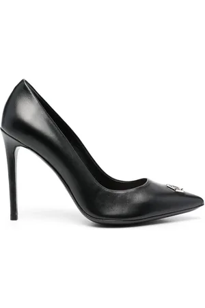 Philipp Plein Pumps met logoplakkaat