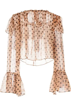 Caroline Constas Blouse met stippen