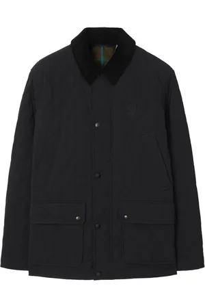 Burberry Gewatteerd jack met geborduurd logo