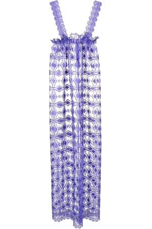 Olympiah Jurk met geborduurde bloemen