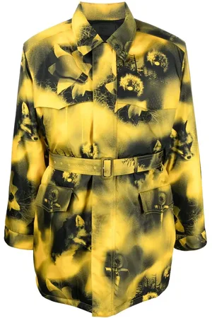 Prada Parka met abstracte print