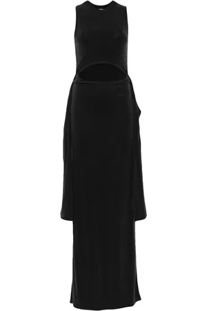 Balmain Geribbelde maxi