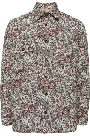 BLESS Shirtjack met bloemenprint